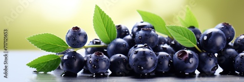 Delicious acai berries background, fresh and vibrant superfood concept for healthy eating photo