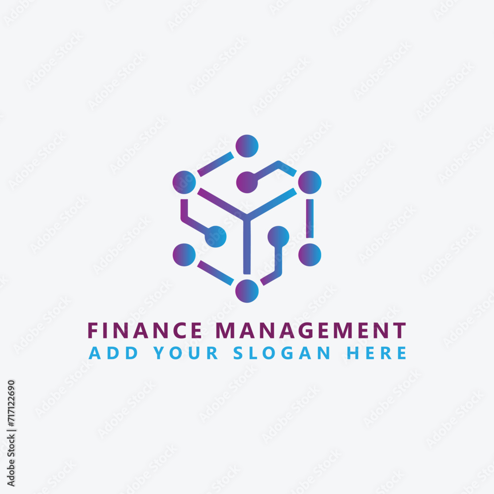 finance business management logo design vector finance business management logo design vector