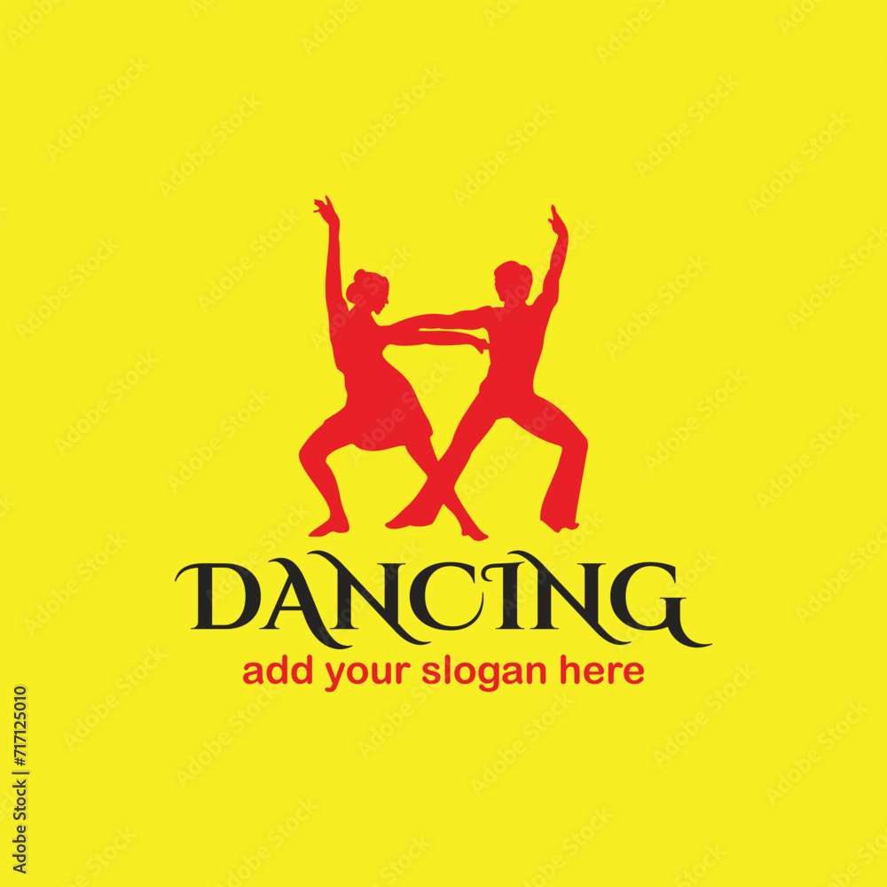 romantic couple dance logo design logo vector romantic couple dance logo design logo vector