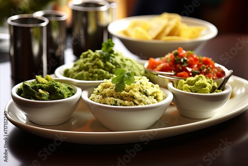 Delicious and authentic mexican guacamole made with fresh and savory ingredients