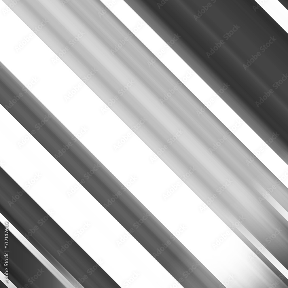 Obraz premium Black and white striped abstract background overlay. Motion effect. PNG graphic illustration with transparent background.