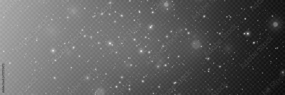 White sparkles glow. Glitter dust with lights effect. Christmas glowing background. White sparkles glow. Glitter dust with lights effect. Christmas glowing background.