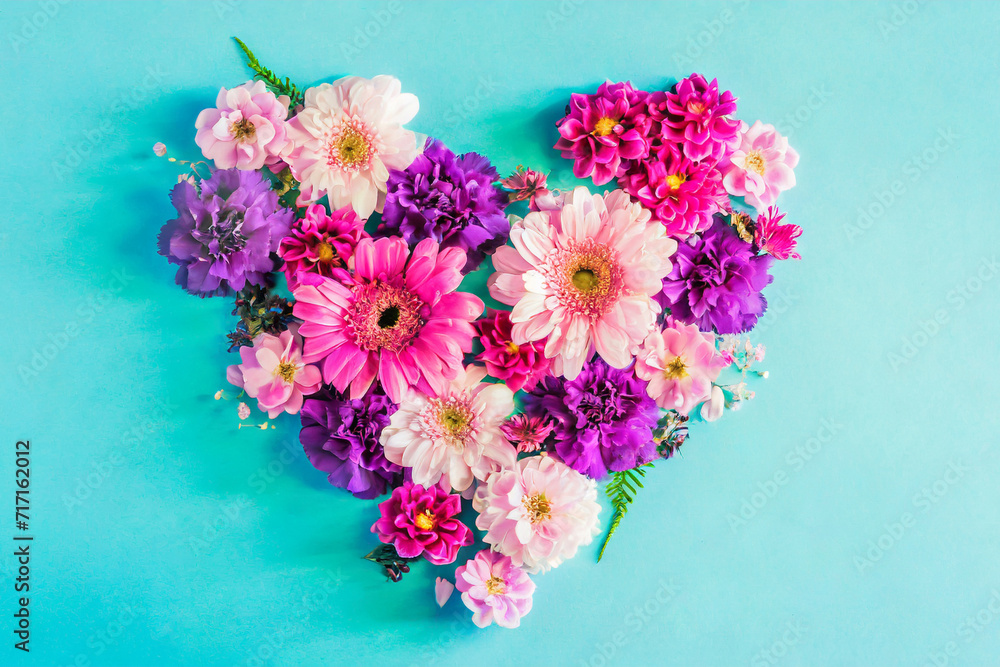 Herz aus Blumen Herz aus Blumen