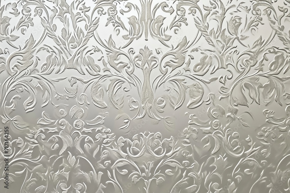 Silver Filigree: Wallpaper Texture with Elaborate Design for a Sophisticated Background Silver Filigree: Wallpaper Texture with Elaborate Design for a Sophisticated Background