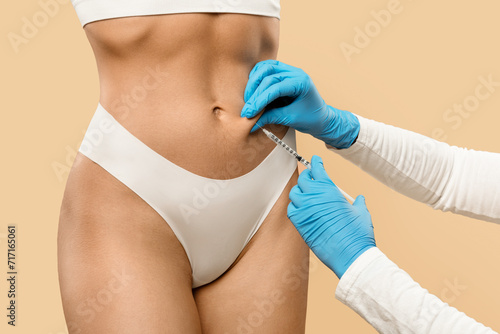 Canvas Print Fat Dissolving Injections