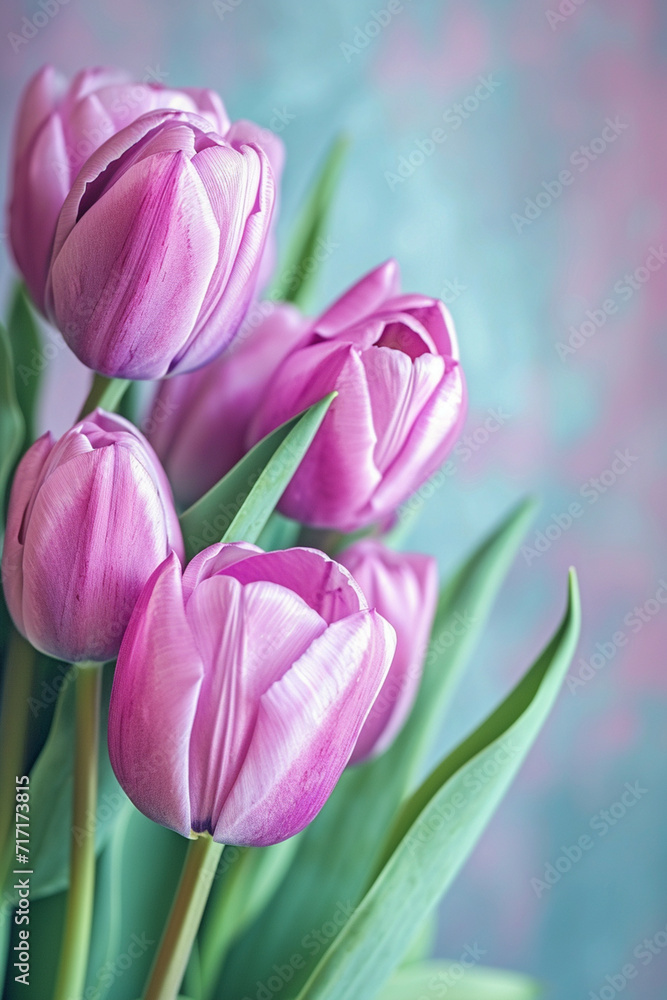 beautiful purple tulips on a light background close-up beautiful purple tulips on a light background close-up