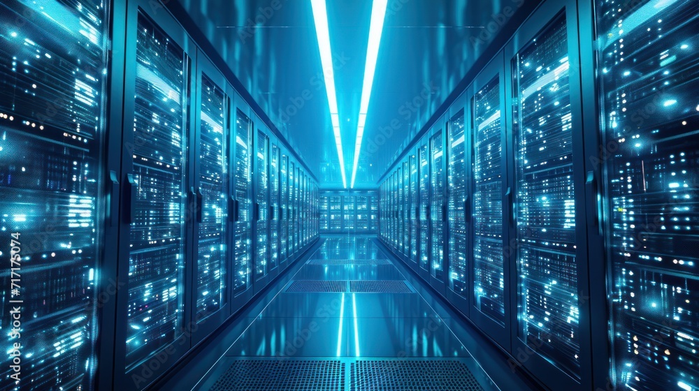 server room 3d illustration with node base programming data design element.concept of big data storage and cloud computing technology server room 3d illustration with node base programming data design element.concept of big data storage and cloud computing technology
