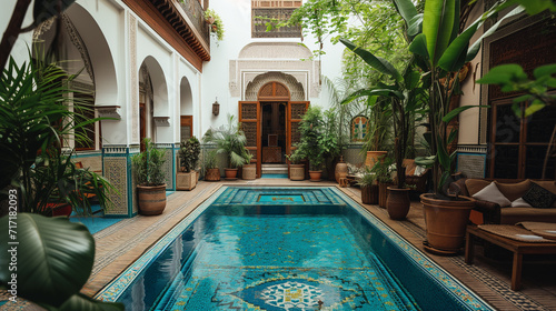 Luxury riad in Marrakech, Morocco