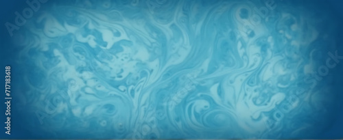 Abstract blue background, blue background, vintage marbled textured border. Generating Ai