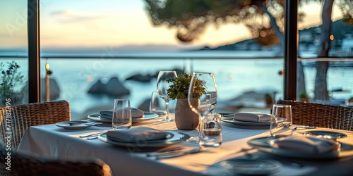Clapassade Elegance: Provencal Culinary Delight. Immerse in A Symphony of Fresh Fish and Mediterranean Flavors Captured. Picture the Clapassade Elegance in a Picturesque Provencal Seaside Setting photo