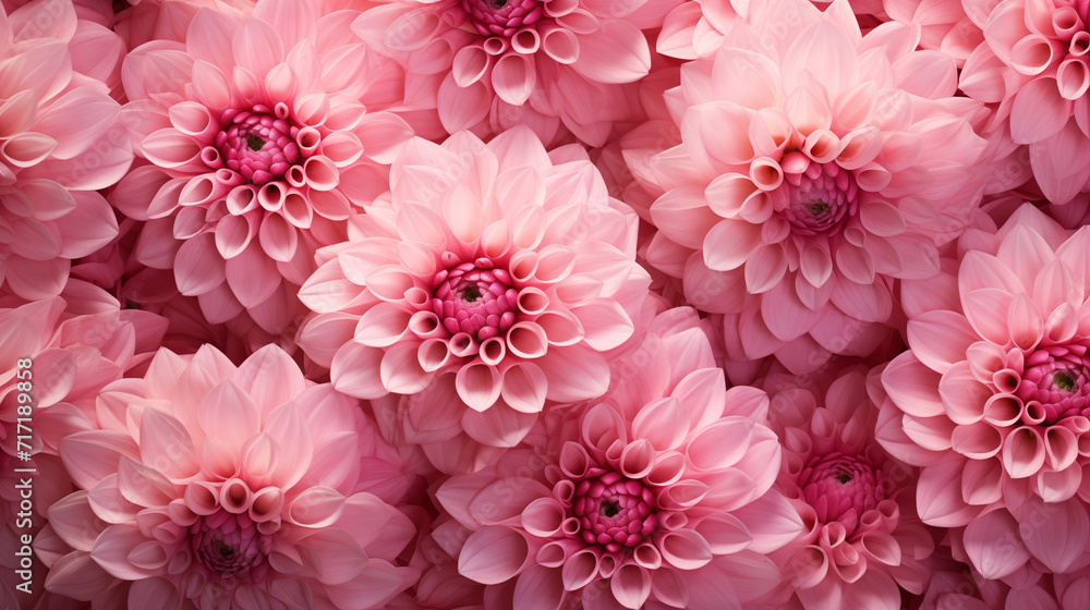 Background of pink dahlias Background of pink dahlias