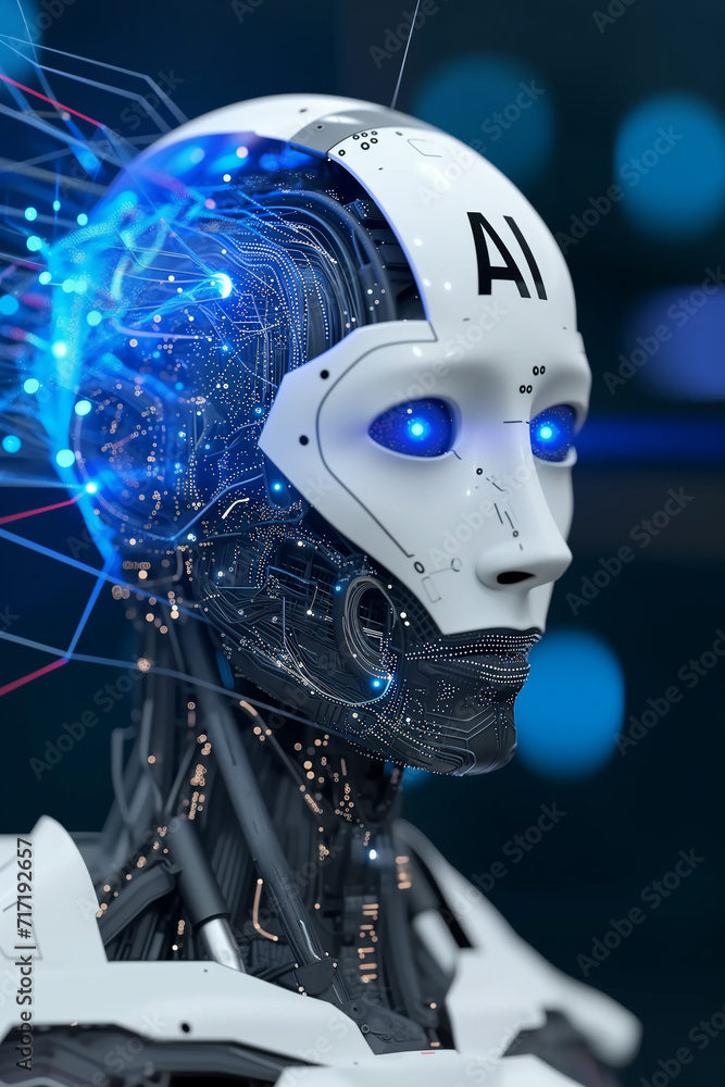 A visual representation of the cutting-edge world of artificial intelligence. A visual representation of the cutting-edge world of artificial intelligence.