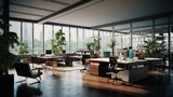 Harmony in Productivity, A Serenade of Desks and Chairs Orchestrating Success
