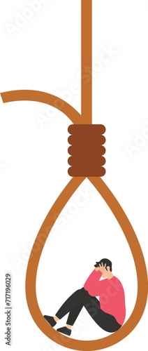 Business risk or challenge, mistake or failure, bad and stupid idea or self sabotage, business trap and pitfall concept
