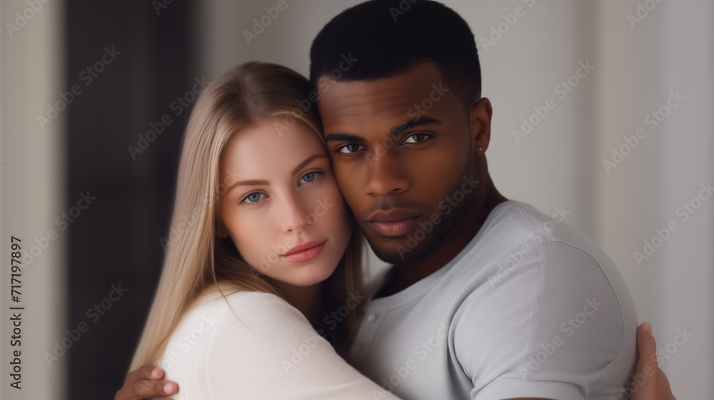 Young couple holding each other Young couple holding each other