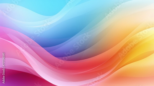 Vibrant Symphony, Captivating Close-Up of Colorful Wave Patterns