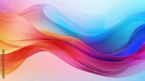 Vibrant Symphony, A Hypnotic Kaleidoscope of Colorful, Wavy Abstract Lines