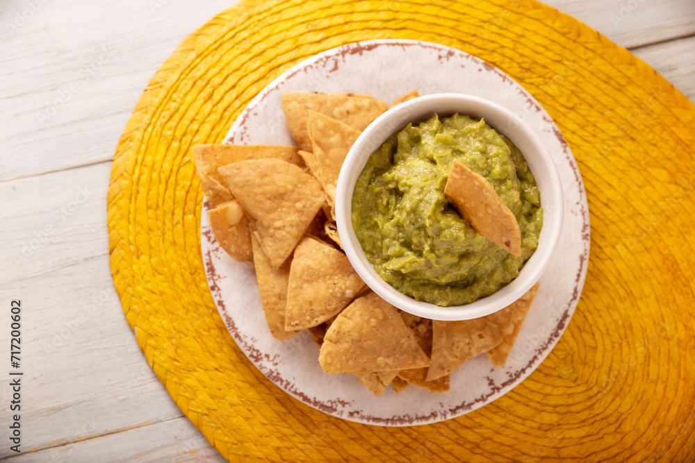Guacamole. Avocado dip sauce, one of its many ways of consuming it is spread on tortilla chips also called Nachos. Mexican easy homemade sauce recipe very popular. Guacamole. Avocado dip sauce, one of its many ways of consuming it is spread on tortilla chips also called Nachos. Mexican easy homemade sauce recipe very popular.