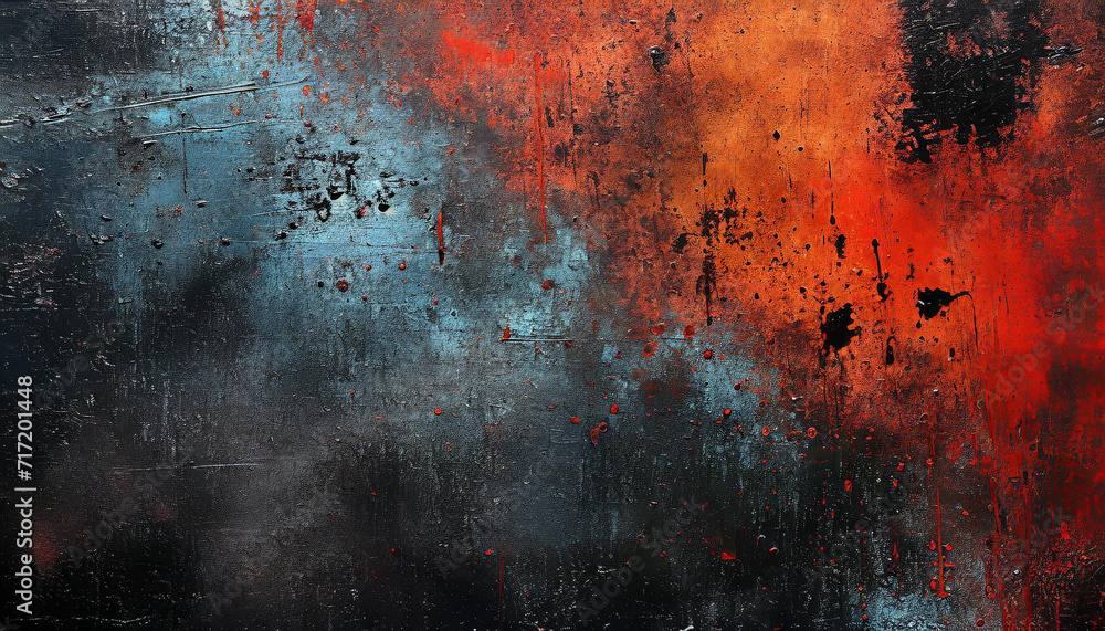 Fototapeta premium Grunge metal background or texture with scratches and cracks