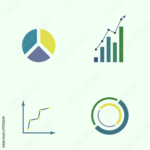 Graph icon vector. Growth icon symbol illustration. Business concept economic