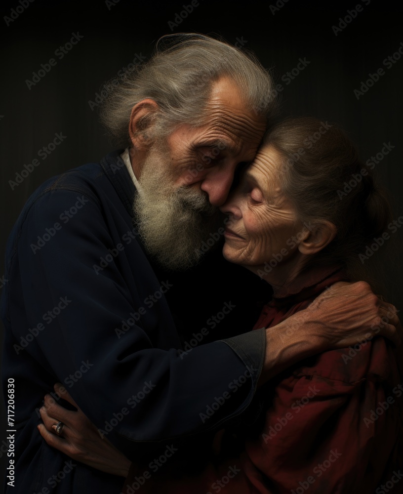 Fototapeta premium Celebrating connections and compassion, people sharing warm embraces in honor of National Hugging Day. Expressive, joyful, and uniting moments filled with heartfelt comfort and positivity.