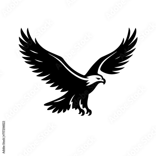 Golden Eagle Vector Logo Art