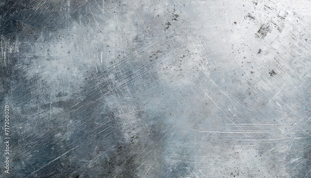 Grunge metal background or texture with scratches and cracks - obrazy, fototapety, plakaty 
