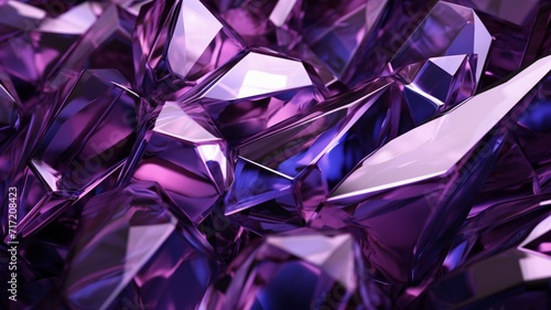 A Background Composed of Glass in a Radiant violet Hue, Infusing Elegance and Brilliance - Generative AI