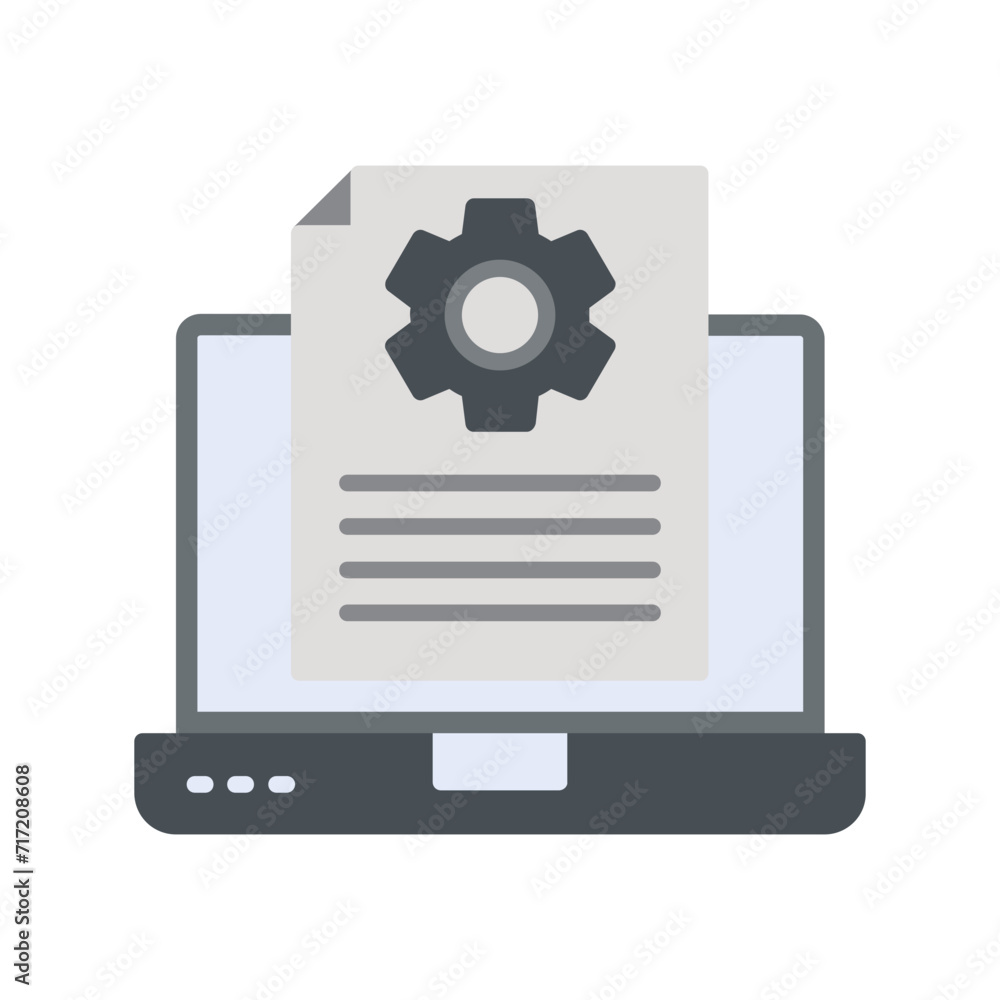 Content Management Flat Icon Content Management Flat Icon