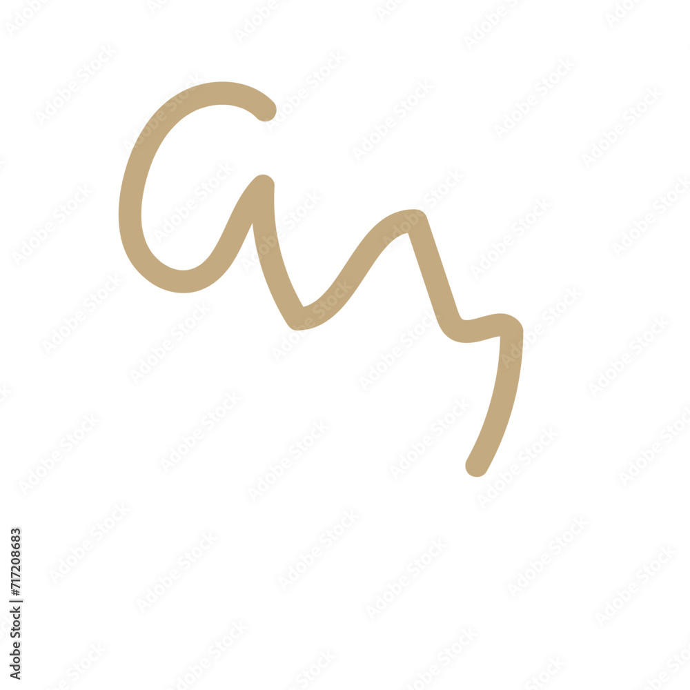 Squiggly abstract line vector Squiggly abstract line vector