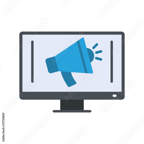 Digital Marketing Flat Icon