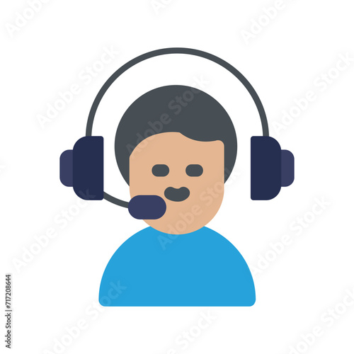 Broadcaster Flat Icon