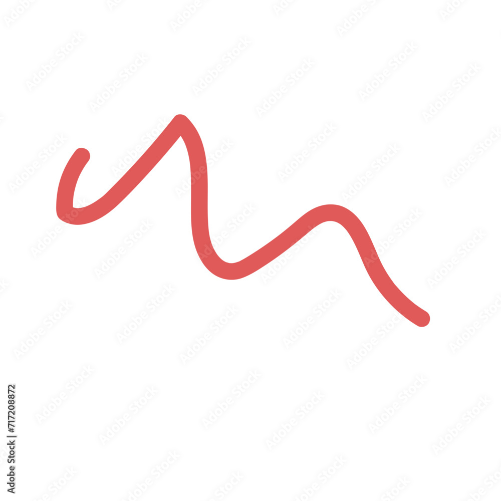 Squiggly abstract line vector Squiggly abstract line vector