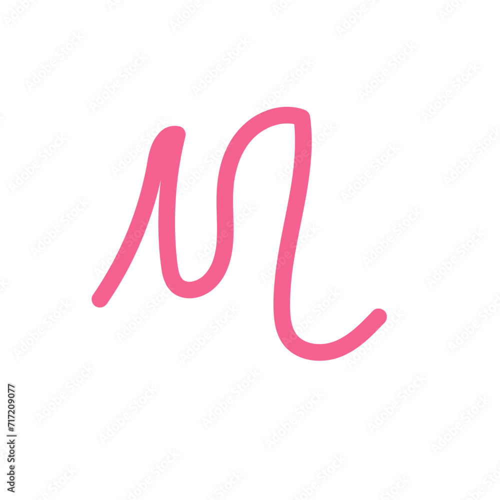 Squiggly abstract line vector Squiggly abstract line vector