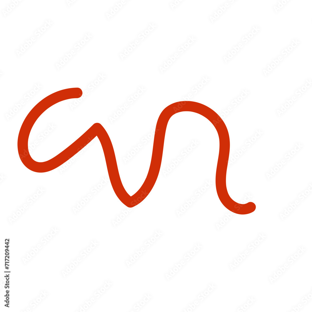 Squiggly abstract line vector Squiggly abstract line vector