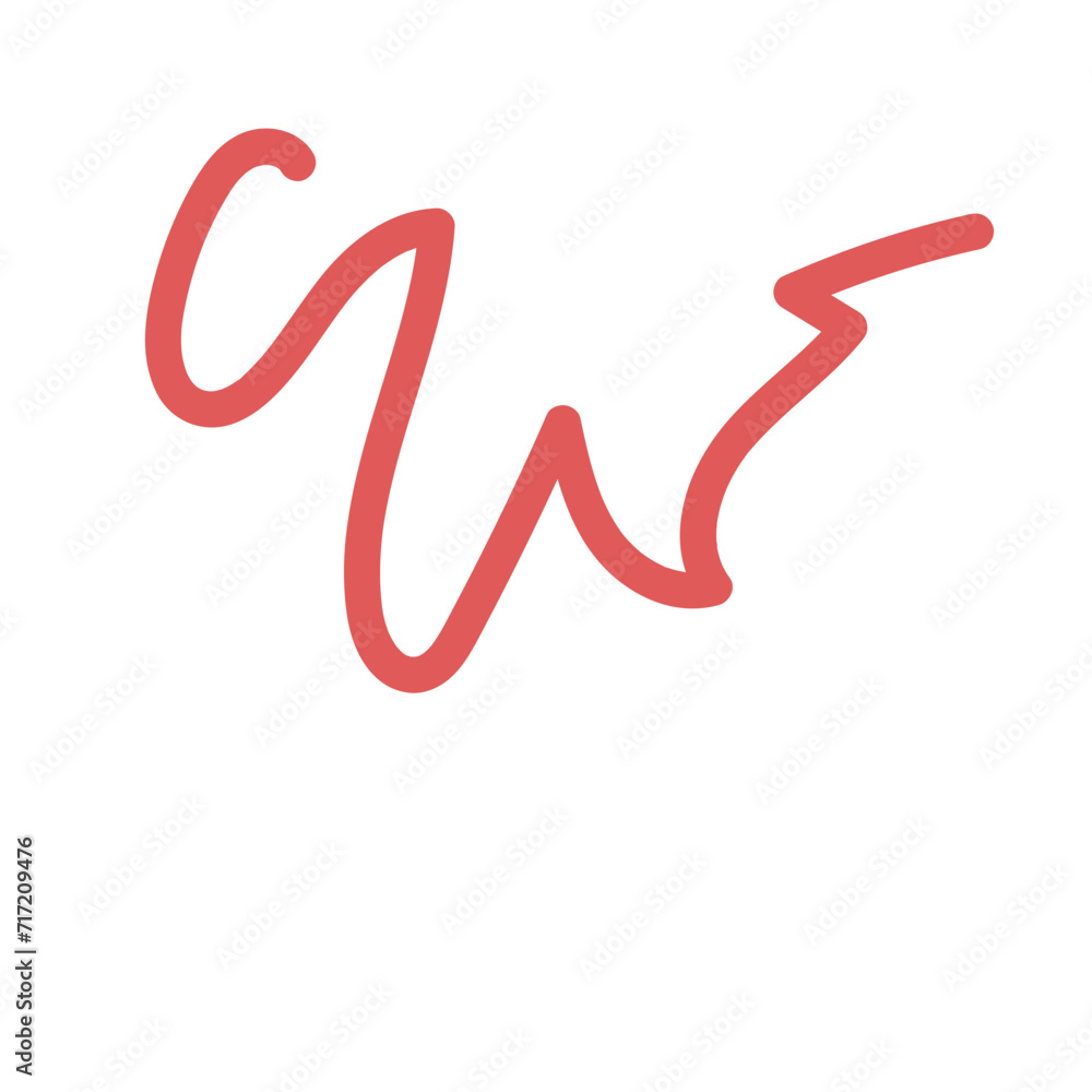 Squiggly abstract line vector Squiggly abstract line vector