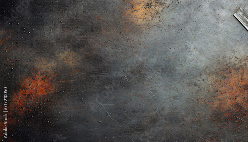 Grunge metal background or texture with scratches and cracks