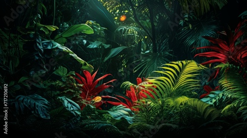 Tropical Oasis: Nature's Extravaganza of Verdant Plants