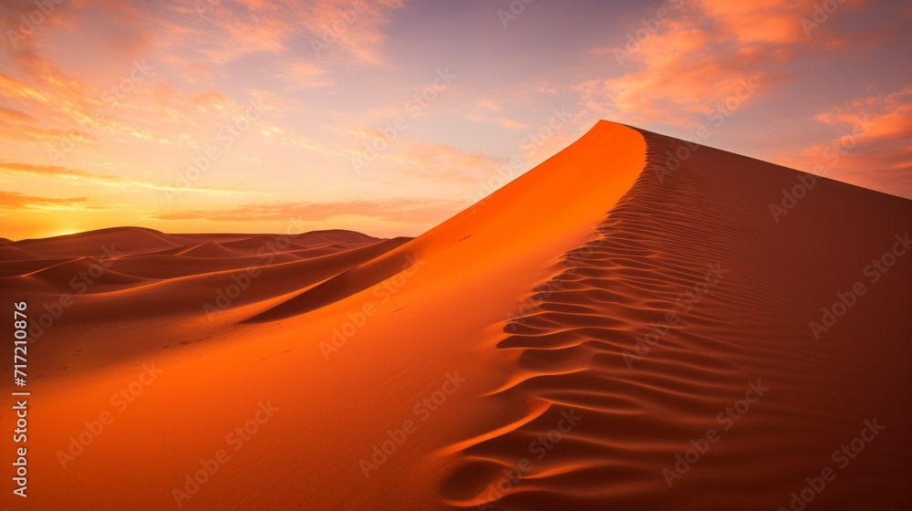 Desert Sunset Extravaganza: Nature's Golden Hou