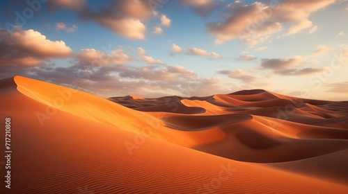 Dunes Beyond Horizon: Endless Beauty of Shifting Sands © Pavlo