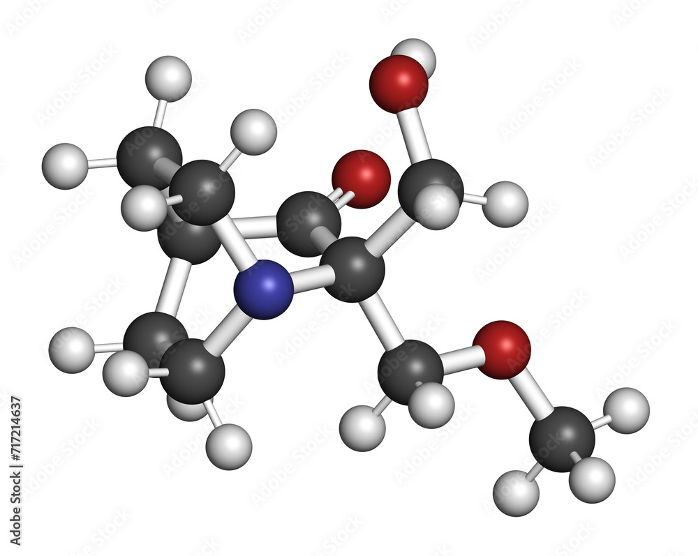 Eprenetapopt cancer drug molecule. 3D rendering. Eprenetapopt cancer drug molecule. 3D rendering.