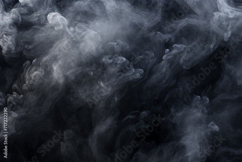 White smoke Texture, Smoke background, Smoke texture background, Fog Background, Gray smoke on black background, smoke effect background, AI Generative