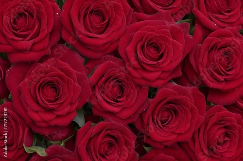 Red roses background