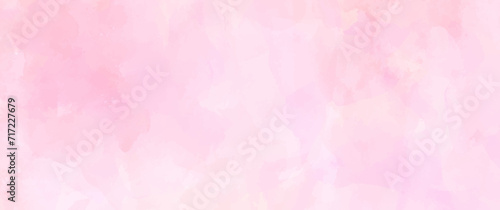 Elegant pink watercolor vector art background for cards, flyer, poster, banner and cover design. Hand drawn flower illustration for Valentines Day. Watercolor brush strokes. Rose. Flower backdrop.