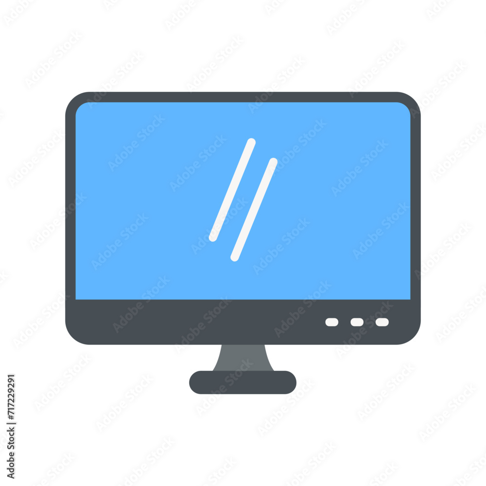 Computer Flat Icon Computer Flat Icon