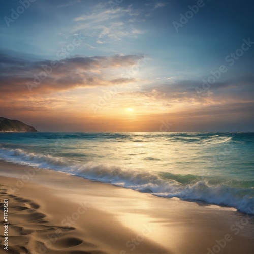 Empty sea and beach background © Wix