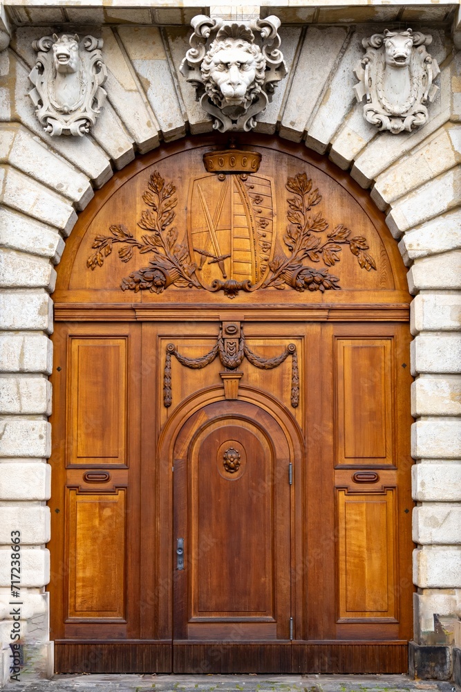 old wooden door in Dresden