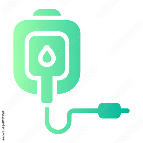 blood donation gradient icon