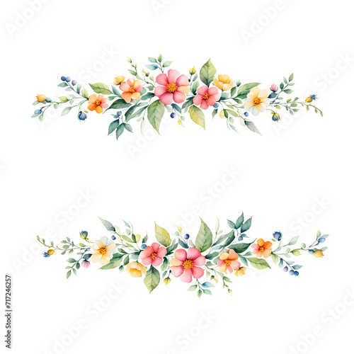 Wallpaper Mural minimalist-style-illustration-of-a-flower-garden-sharp-focus-on-intricate-details-highly-detailed Torontodigital.ca