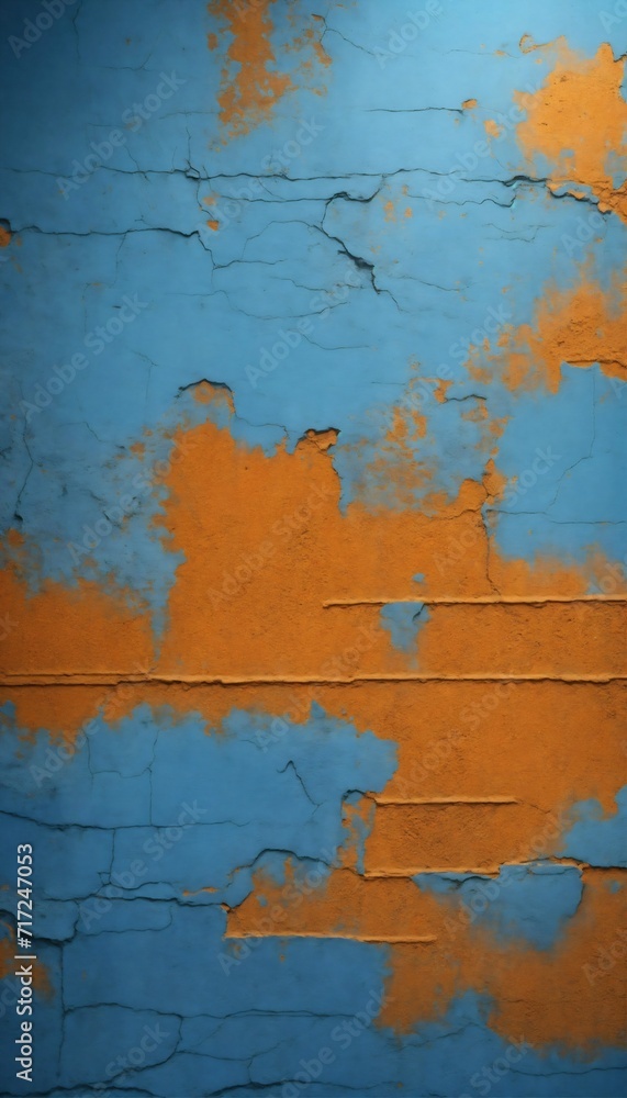 Obraz premium Blue concrete wall textures for background